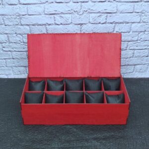 organizador para relojes en madera personalizados