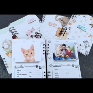 agenda veterinaria para control de salud y peluquería de mascotas