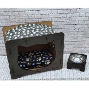 Casas para mascotas, casas para gatos, comodas casas para gatos y perros pequeños, casas personalizadas