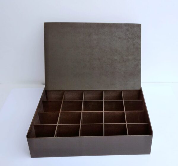 organizador para relojes x 16 und. en madera personalizado