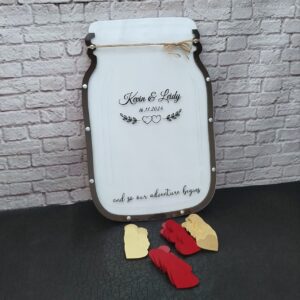 Cuadro para firmas y deseos para bodas y eventos personalizados