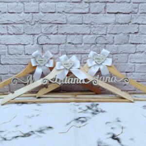 Ganchos personalizados para vestidos de boda y eventos