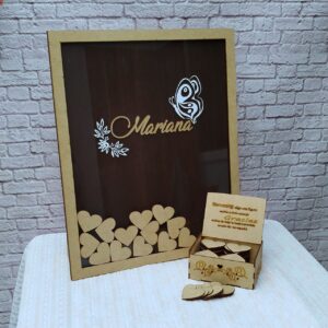 Cuadro para firmas y deseos para bodas y eventos personalizados