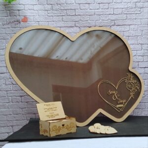 Cuadro para firmas y deseos para bodas y eventos personalizados