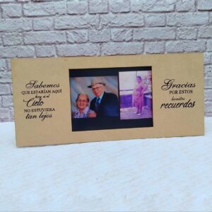 Cartel del recuerdo personalizado con fotografías