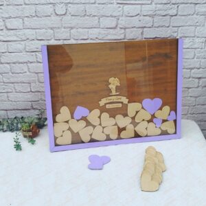 Cuadro para firmas y deseos para bodas y eventos personalizados