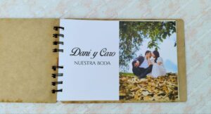 Libros de firmas personalizados toda ocasión en tapa en madera