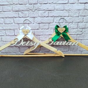 Ganchos personalizados para vestidos de boda y eventos
