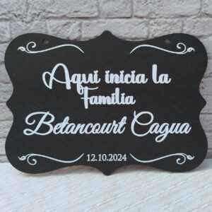 Cartel de pajecito personalizado