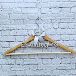 ganchos decorados y personalizados para vestidos de boda, vestido de novia, gancho vestido de novia personalizado