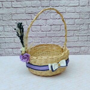 canastos decorados para bodas y eventos artificiales