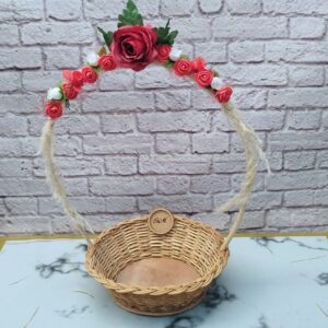 canastos decorados para bodas y eventos artificiales