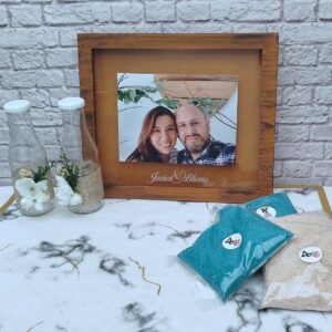 cuadro para ceremonia de la arena, ritual de la arena, ceremonia de la arena personalizado