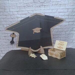 Cuadro de firmas para grados y eventos personalizado, birrete de grado, recuerdo de grado