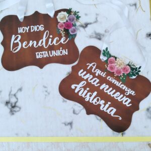 cartel de pajecito personalizado, carteles personalizados para pajecitos, carteles para boda, pajecillos, carteles decorativos