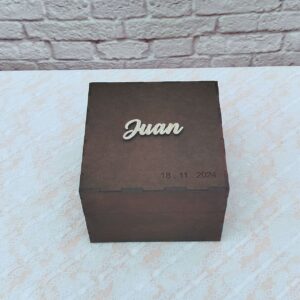 Caja personalizada para reloj de novio, caja reloj de compromiso, reloj para el novio, regalo de compromiso, caja reloj