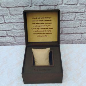 Caja personalizada para reloj de novio, caja reloj de compromiso, reloj para el novio, regalo de compromiso, caja reloj