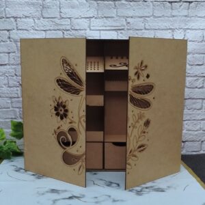 joyero en madera, organizador para joyas personalizado