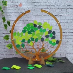 cuadro de firmas en estilo árbol para eventos