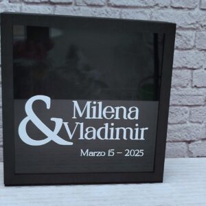 Buzon para lluvia de sobres personalizada tipo alcancia