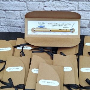 esferos en bambu personalizado para eventos, día del hombre, detalles personalizados, esfero marcado