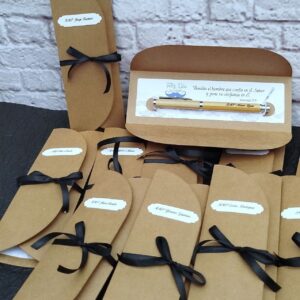 esferos en bambu personalizado para eventos, día del hombre, detalles personalizados, esfero marcado