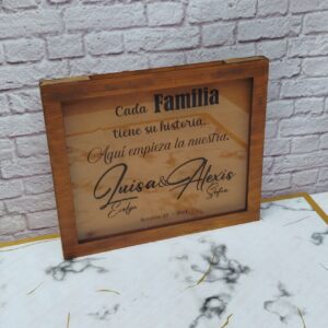 cuadro para ceremonia de la arena, ritual de la arena, ceremonia de la arena personalizado