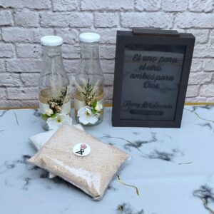 cuadro para ceremonia de la arena, ritual de la arena, ceremonia de la arena personalizado