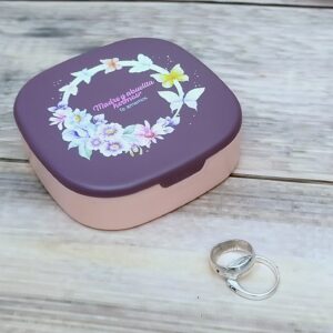 Joyero pequeño con espejo personalizado