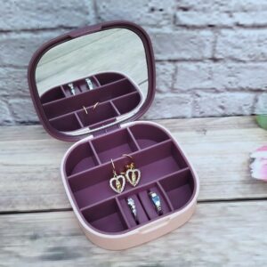 Joyero pequeño con espejo personalizado