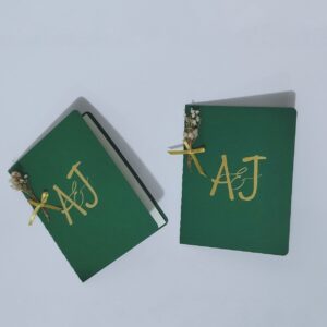 libro para votos de boda personalizados en cartulina fina