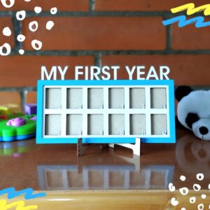 Marco para fotos bebes del primero año mes a mes personalizado