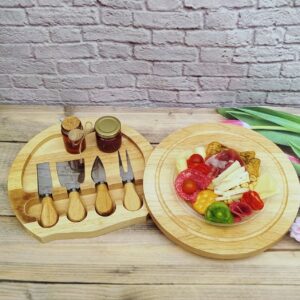 Tabla de quesos personalizada con o sin productos, tabla en madera personalizada