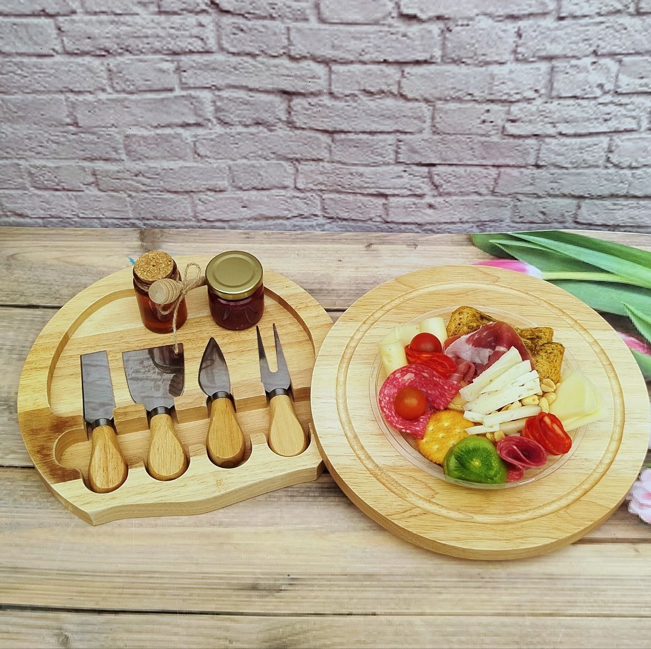 Tabla de quesos personalizada con o sin productos, tabla en madera personalizada