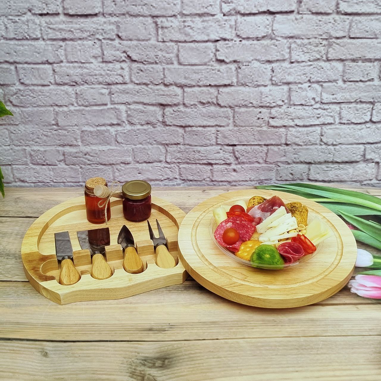 Tabla de quesos personalizada con o sin productos, tabla en madera personalizada