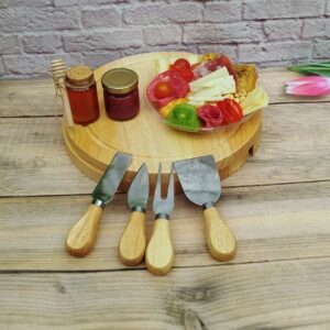 Tabla de quesos personalizada con o sin productos, tabla en madera personalizada