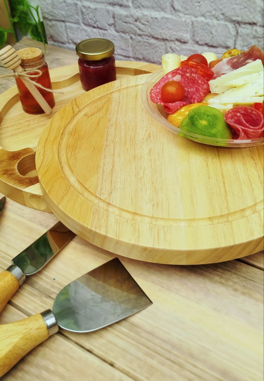 Tabla de quesos personalizada con o sin productos, tabla en madera personalizada