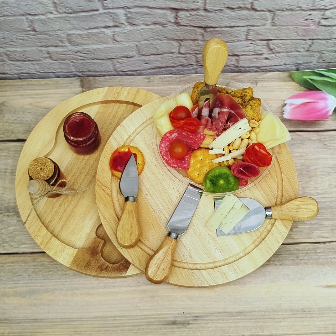 Tabla de quesos personalizada con o sin productos, tabla en madera personalizada