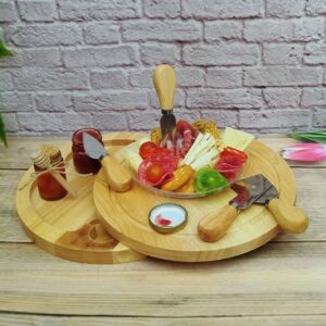 Tabla de quesos personalizada con o sin productos, tabla en madera personalizada