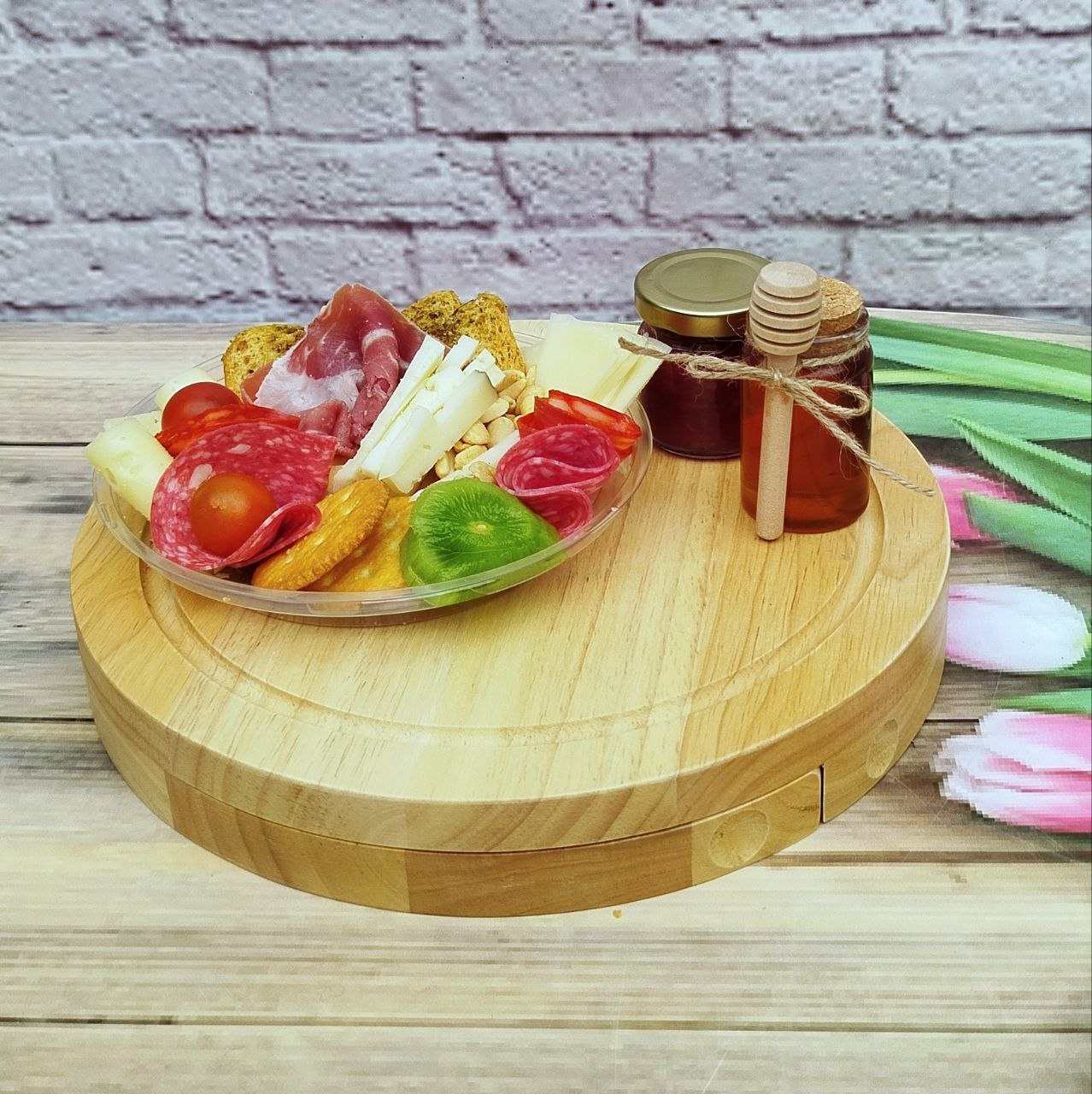 Tabla de quesos personalizada con o sin productos, tabla en madera personalizada
