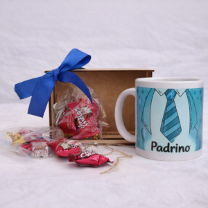 Mug personalizado con caja en madera para toda ocasión