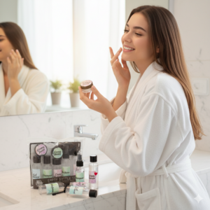 Set viajero de productos para transportar productos esenciales