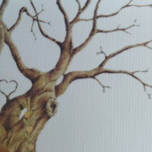 árbol de huellas en lienzo personalizado con marco, árbol en lienzo, árbol de huellas personalizado