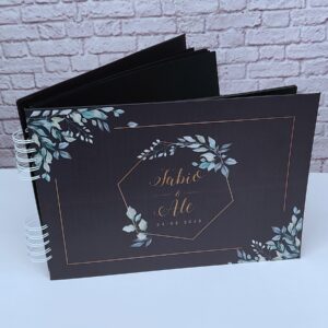 Libro de firmas empastado, libro firmas registro de visita invitados, bodas y toda ocasión personalizado