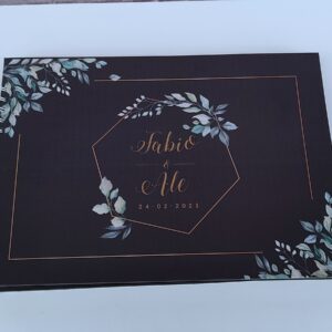 Libro de firmas empastado, libro firmas registro de visita invitados, bodas y toda ocasión personalizado