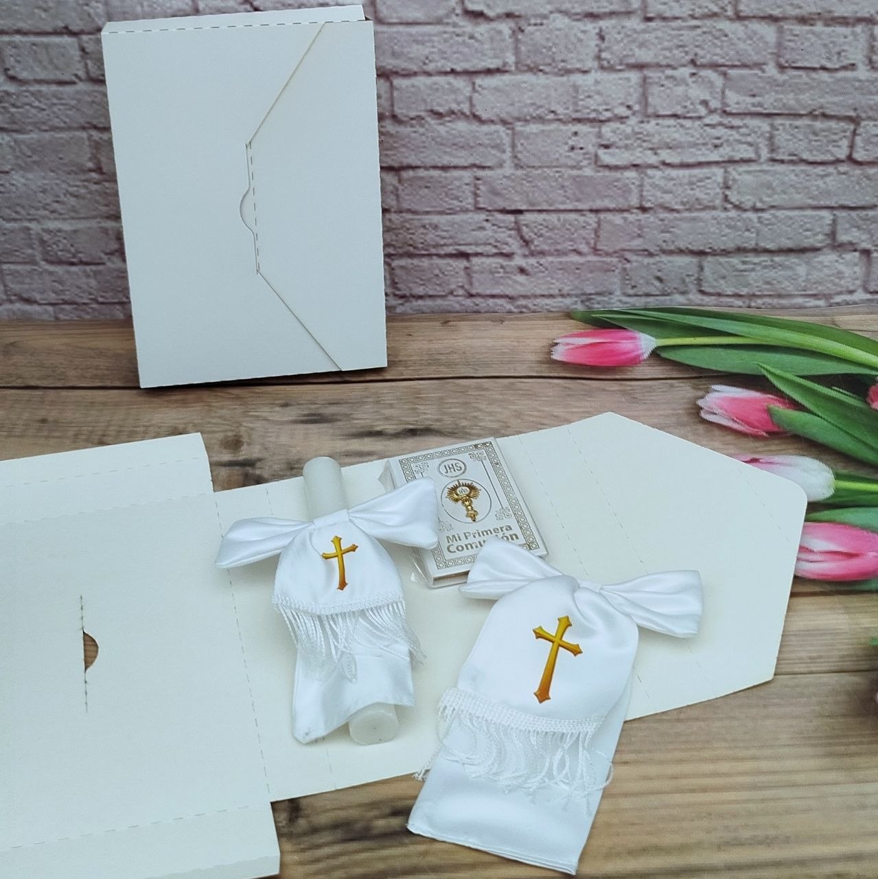 Set primera comunión personalizado para niño - Imagen 6