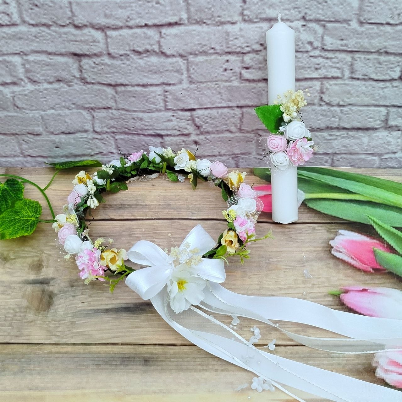 Set primera comunión personalizado para niña