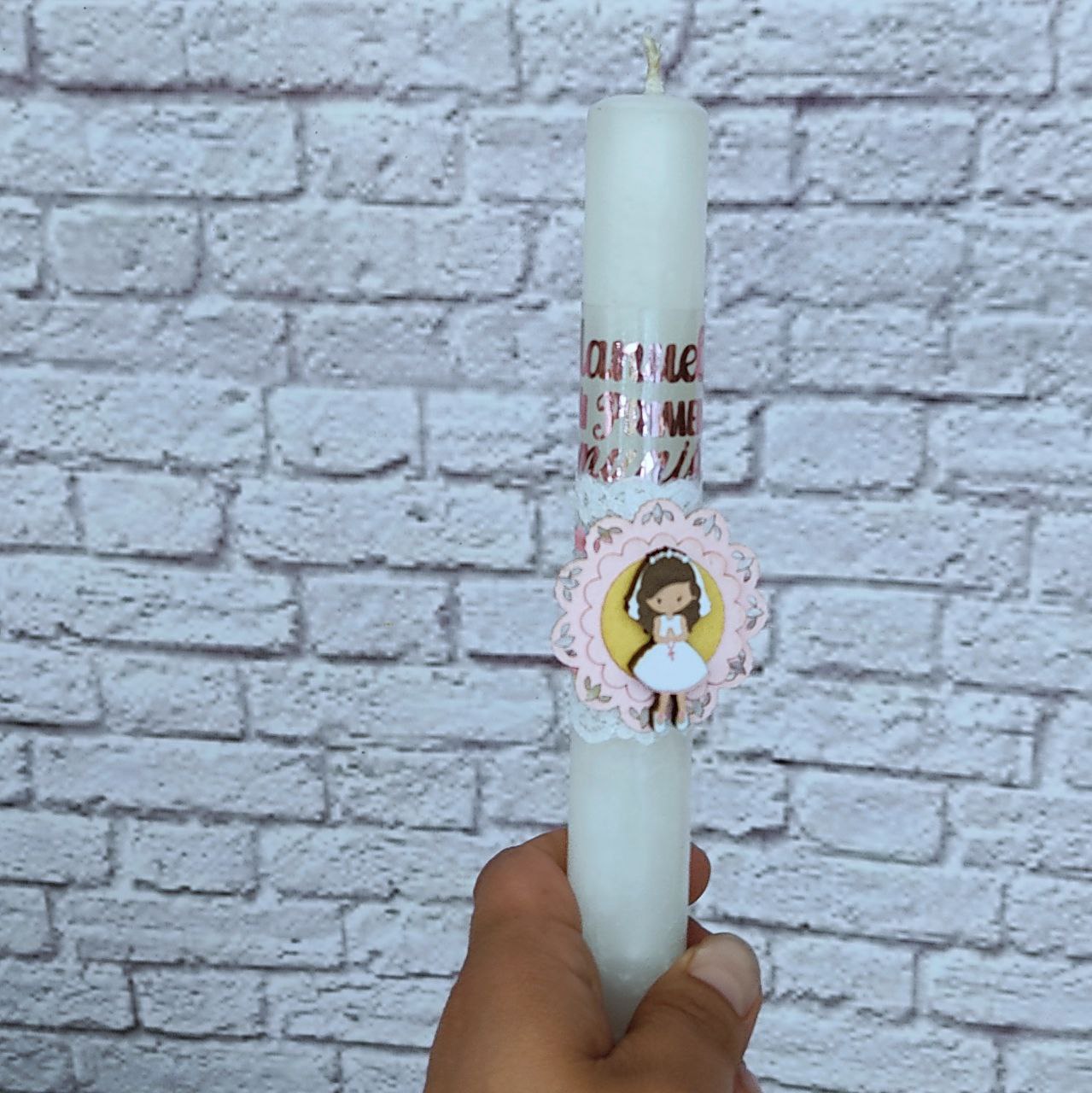 Set primera comunión personalizado para niña - Imagen 9
