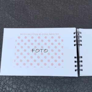 Libro de firmas empastado, libro firmas registro de visita invitados, bodas y toda ocasión personalizado