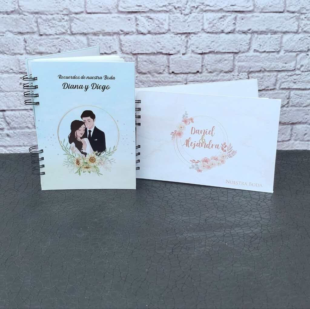 Libro de firmas empastado, libro firmas registro de visita invitados, bodas y toda ocasión personalizado